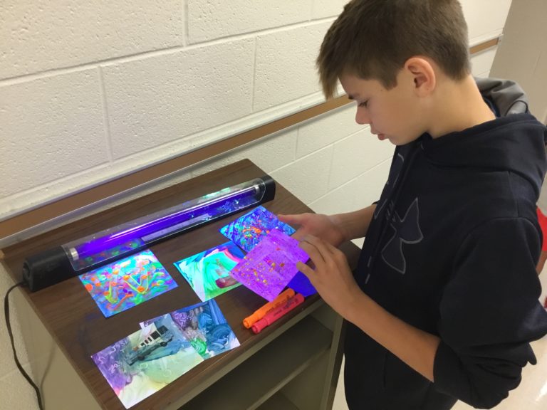 Students participate in unique art experiences through