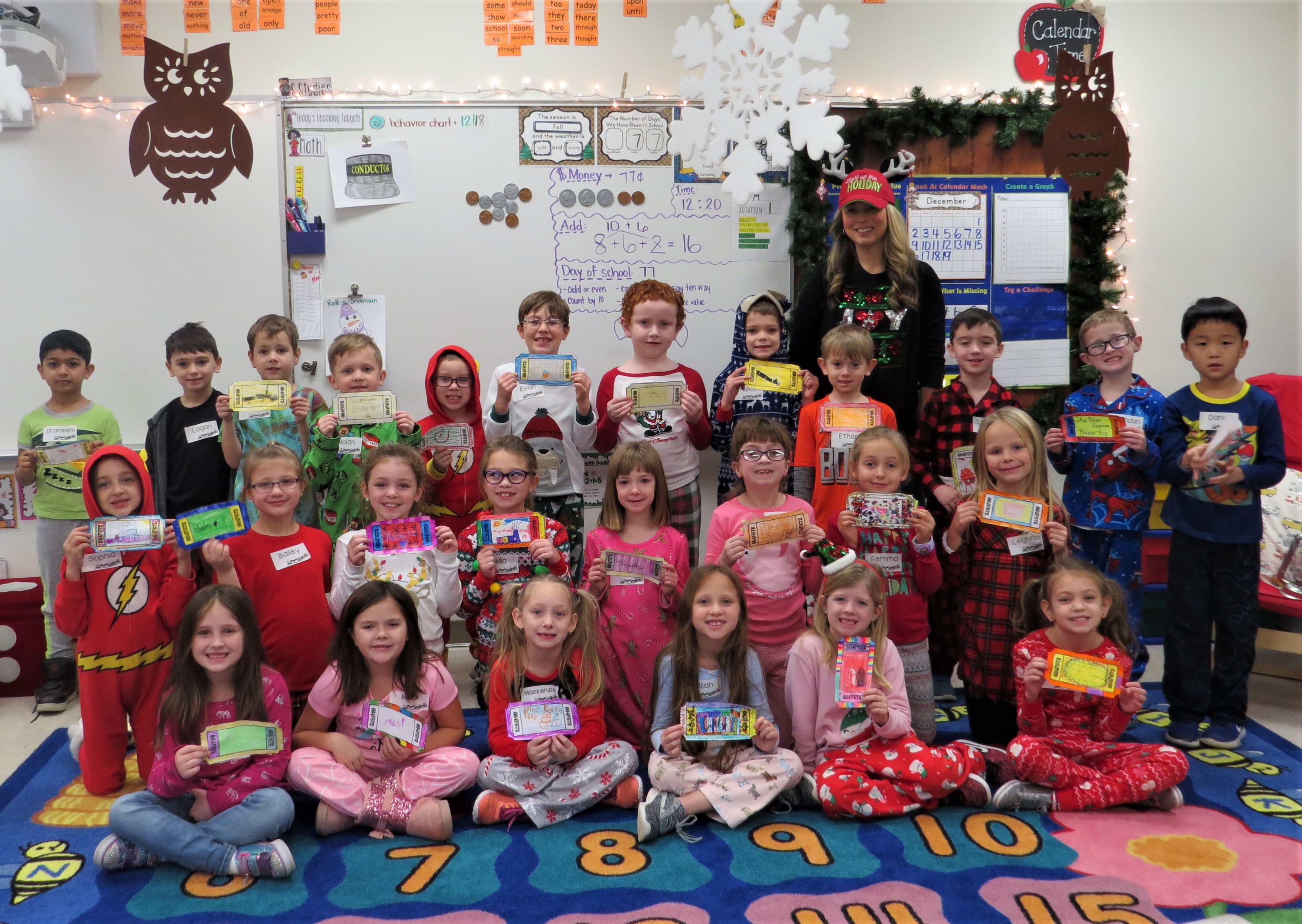 McClellan Elementary firstgraders board the Polar Express for a day of handson learning