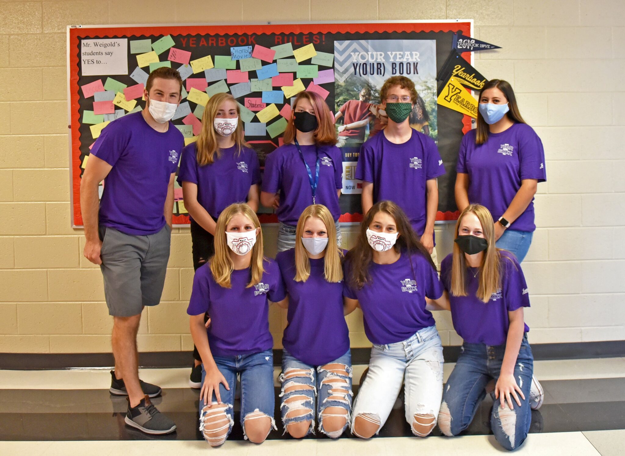 Bellefonte Area High School yearbook program honored with national