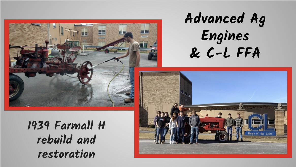 Ag Engines class gets handson experience during restoration Great PA Schools